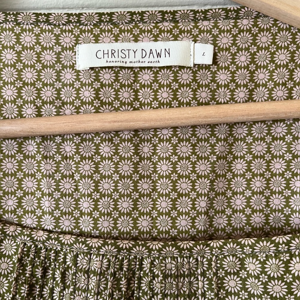 Christy Dawn Stella Dress Willow Daisy Dot Size Large - Picture 5 of 6